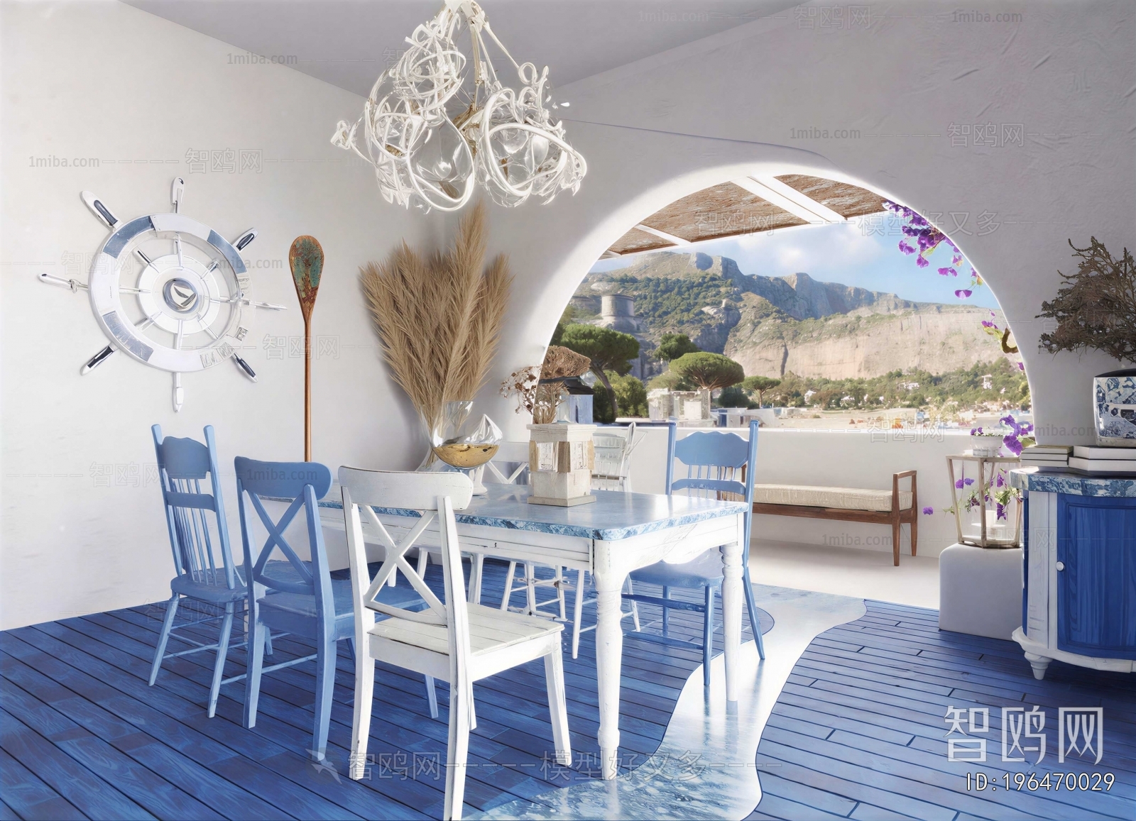 Mediterranean Style Dining Room