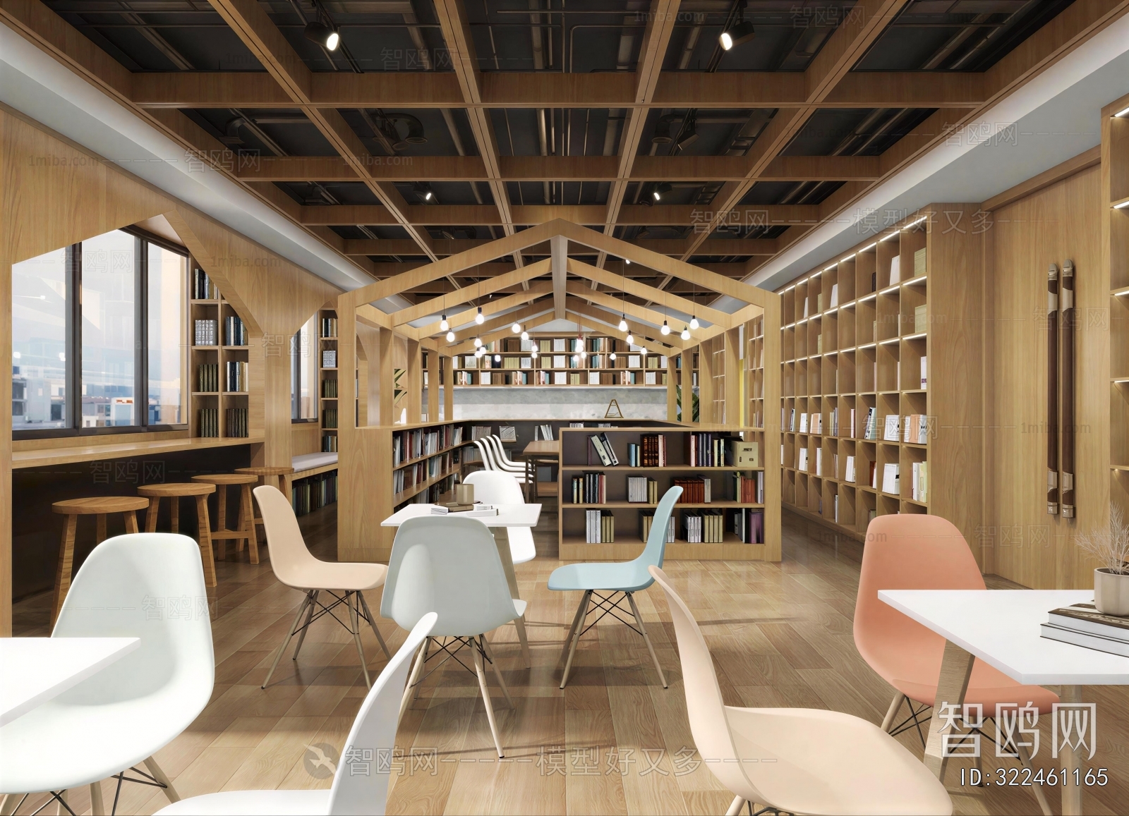 Nordic Style Bookstore Book Bar