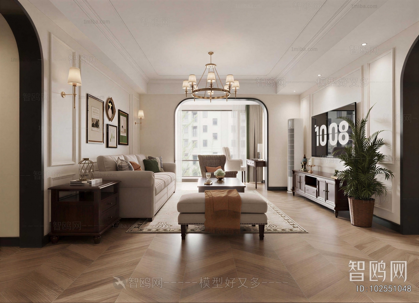 American Style A Living Room