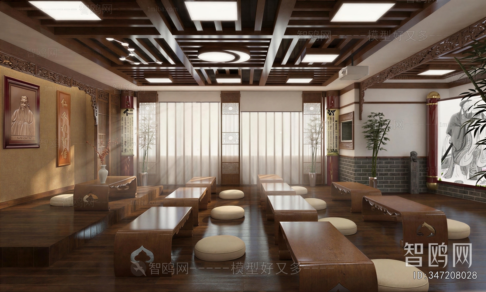New Chinese Style School Classrooms