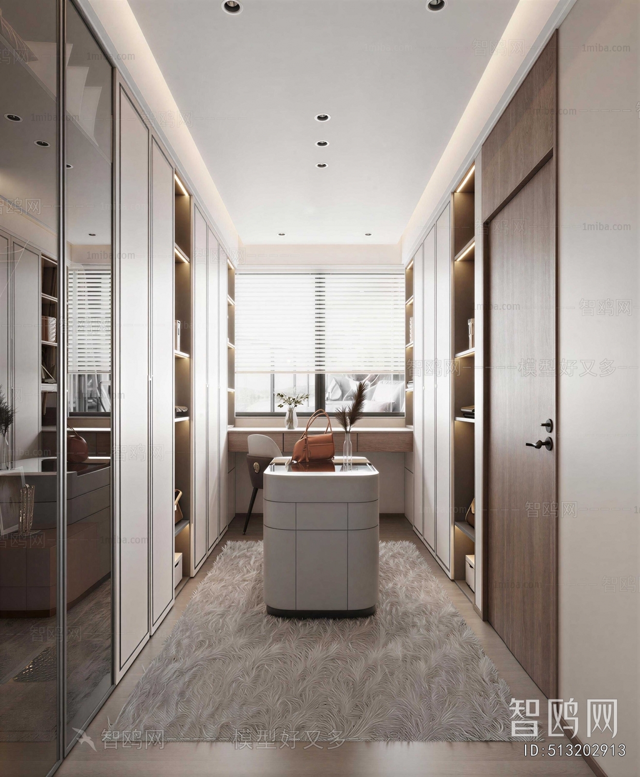Modern Clothes Storage Area