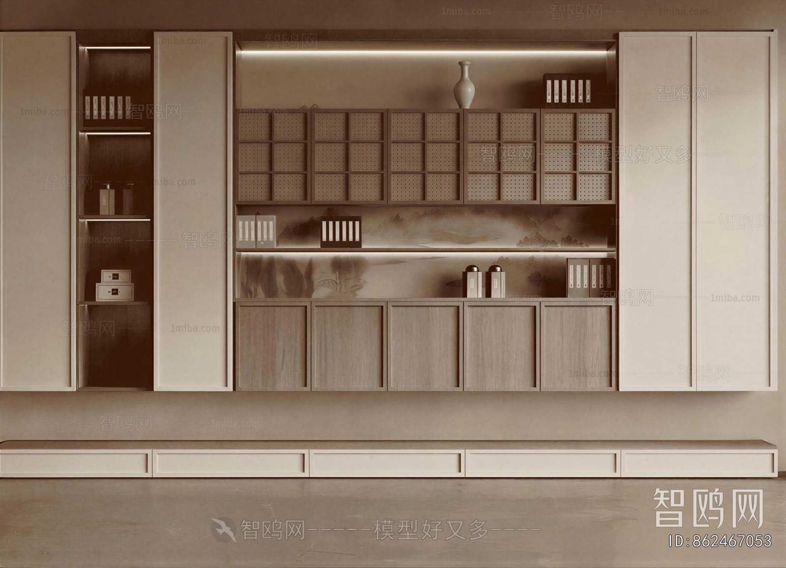 New Chinese Style Bookcase