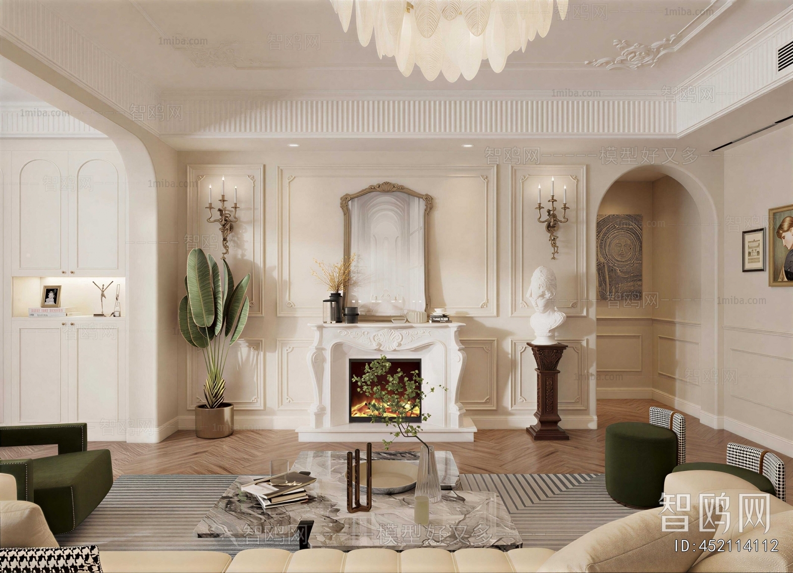 French Style A Living Room