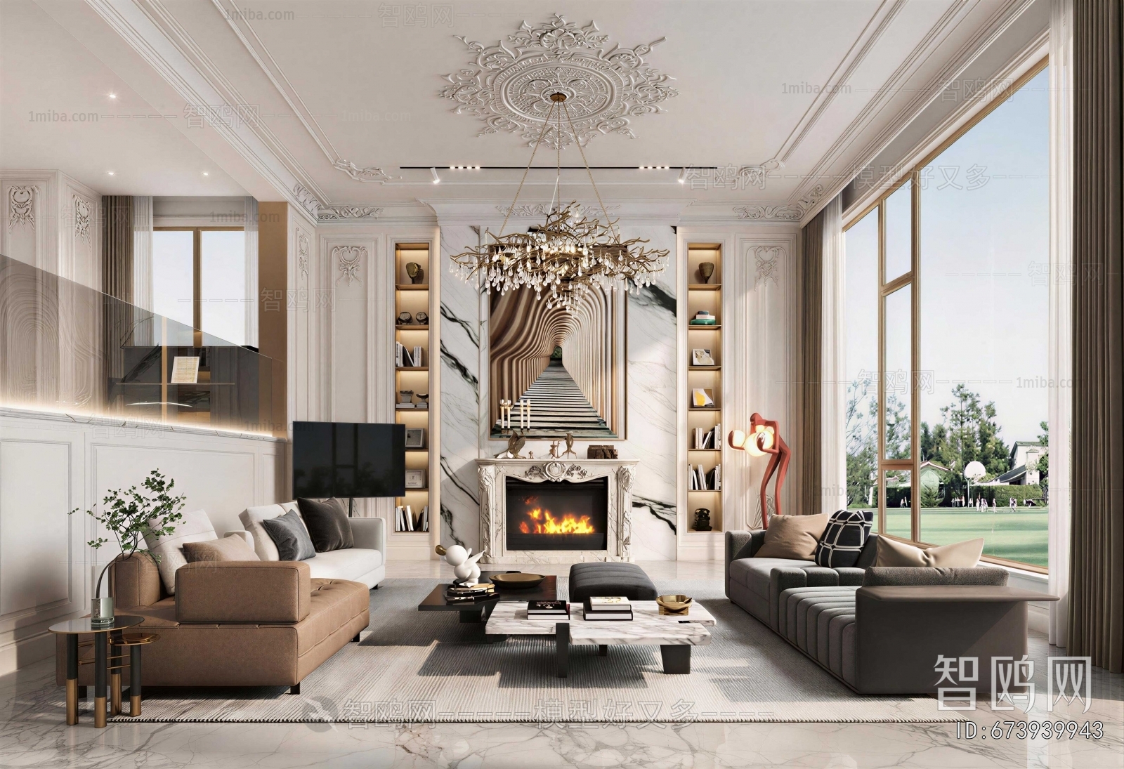 French Style A Living Room