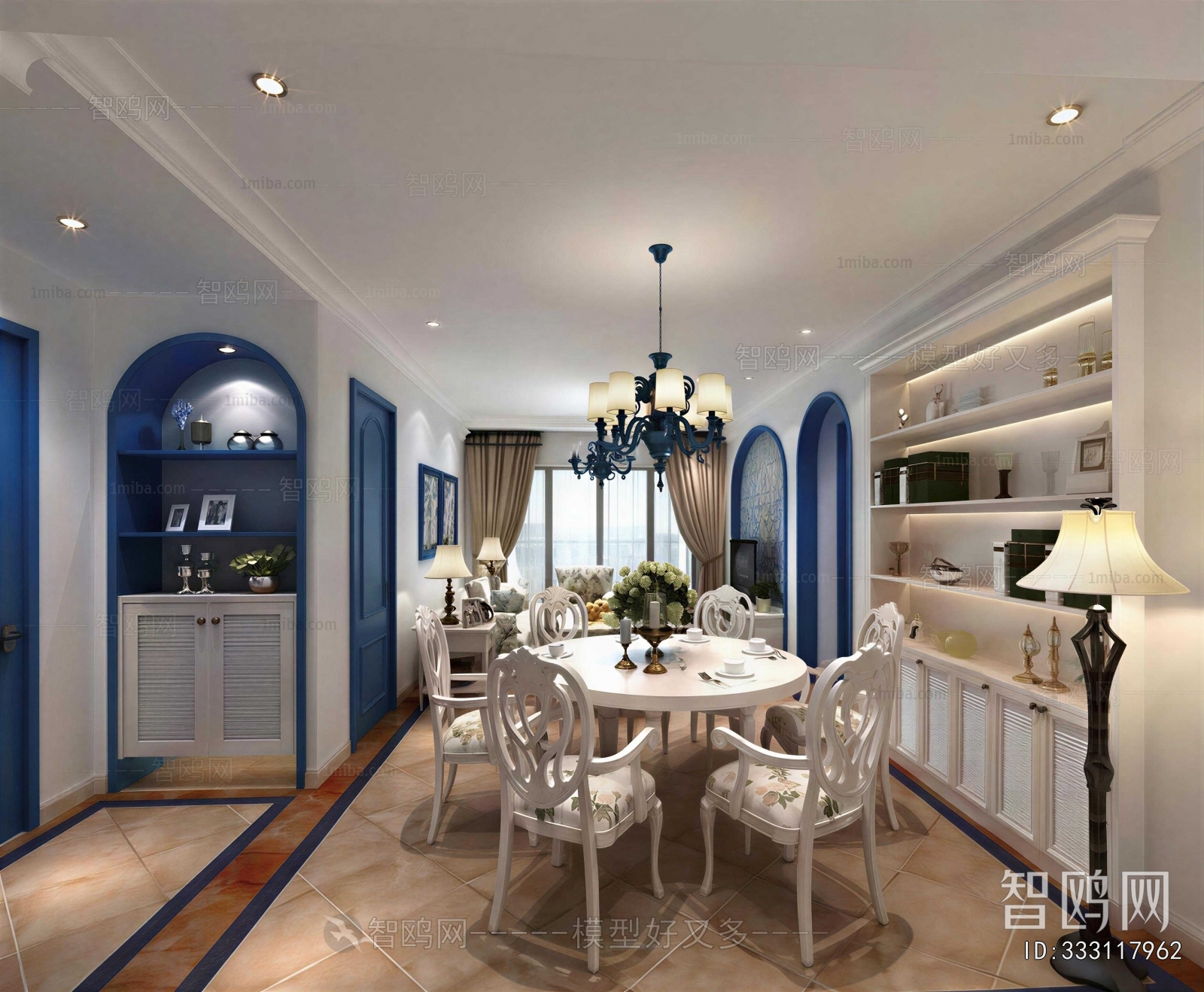 Mediterranean Style Dining Room