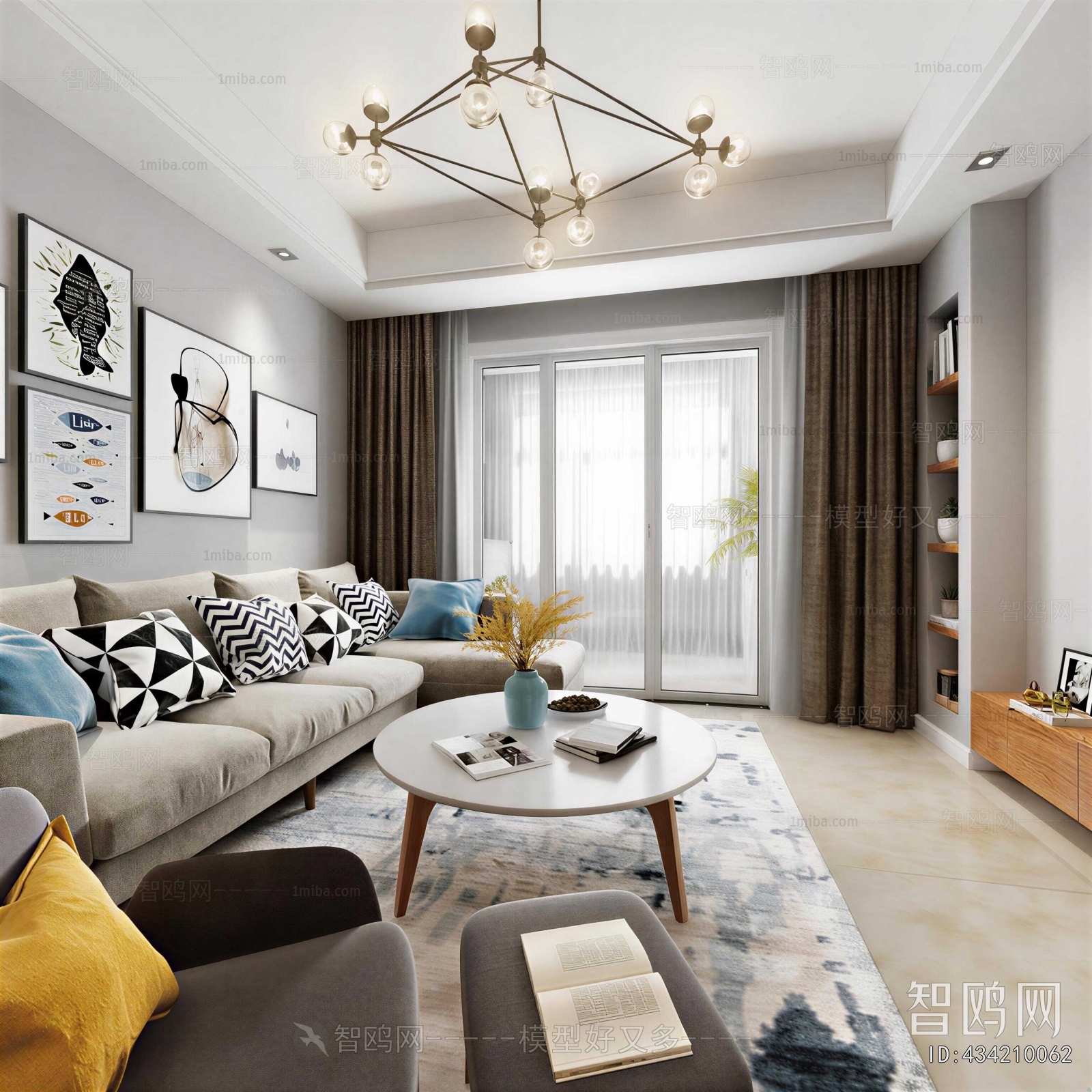 Nordic Style A Living Room