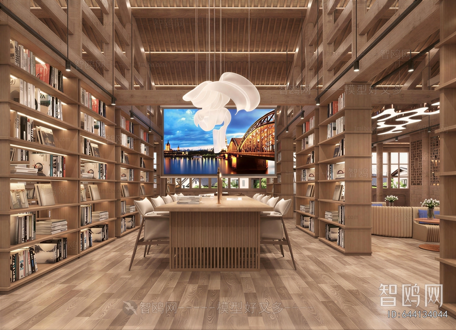 Modern Bookstore Book Bar