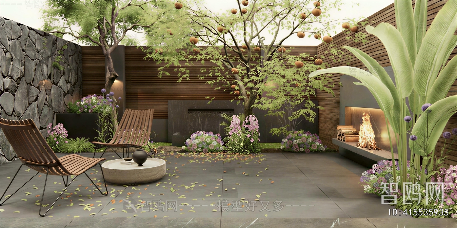 New Chinese Style Courtyard/landscape