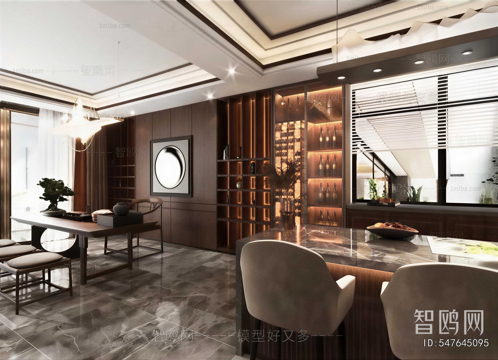 New Chinese Style Dining Room