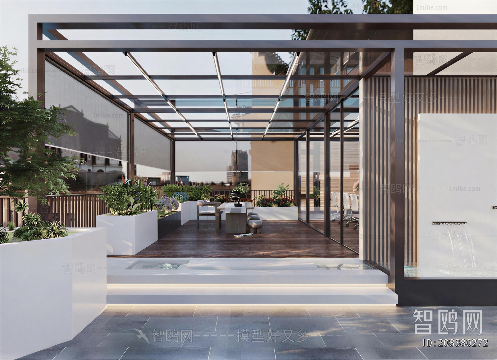 Modern Glass Sun Room