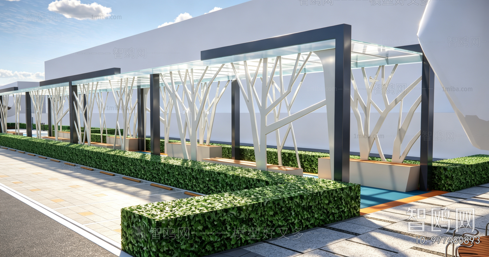 Modern Courtyard/landscape