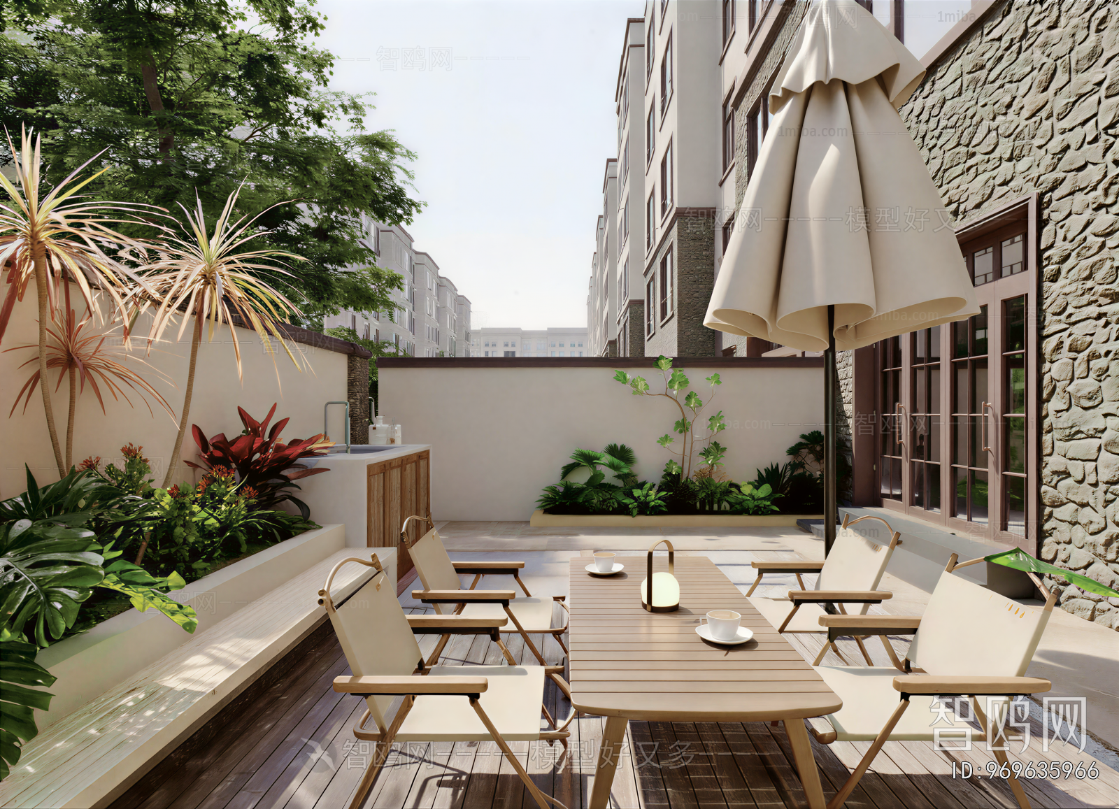 Modern Courtyard/landscape