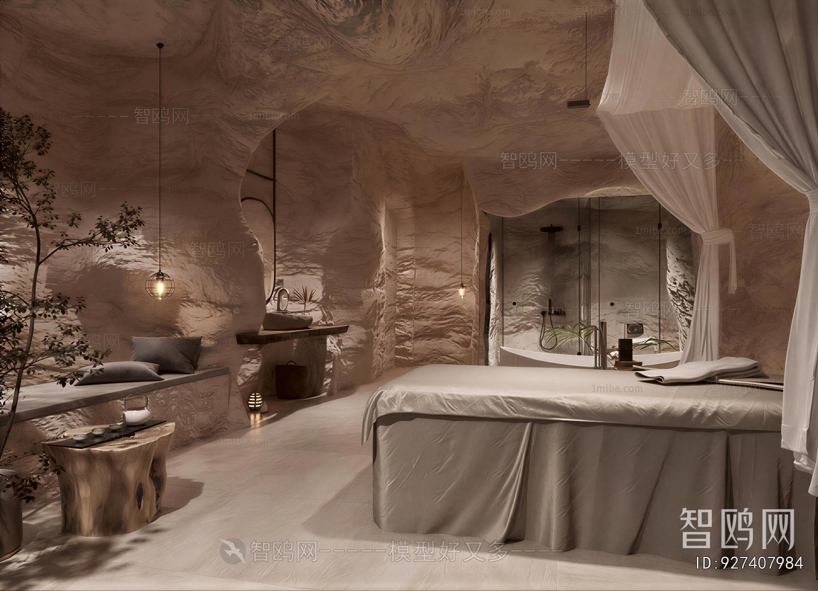Wabi-sabi Style SPA Beauty