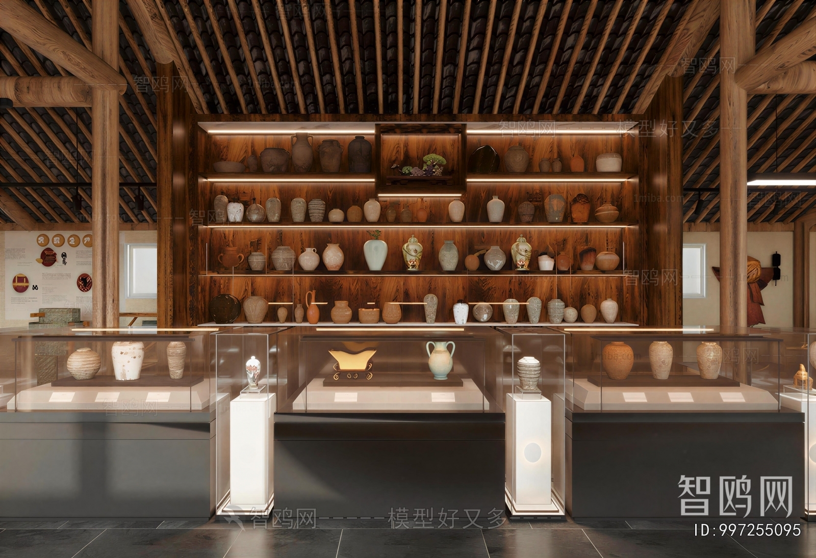 New Chinese Style Exhibition Hall