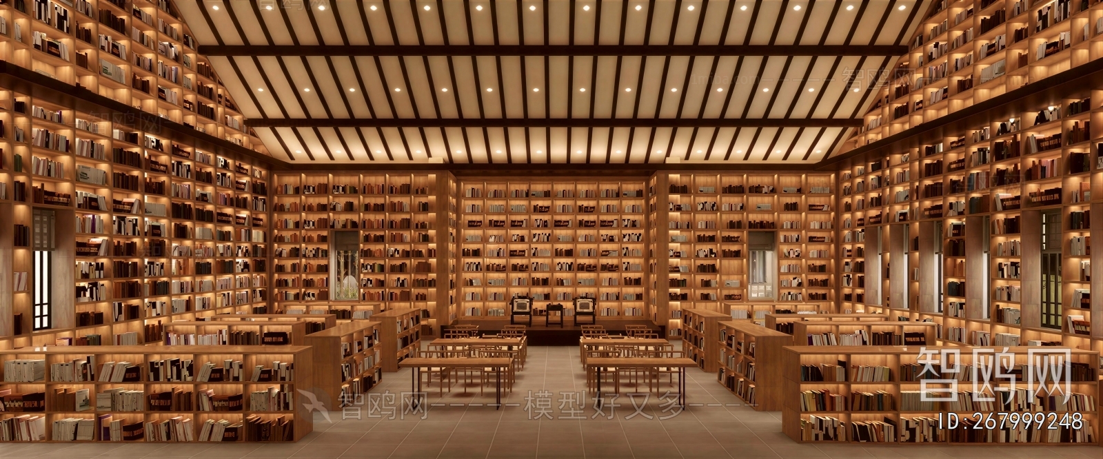New Chinese Style Library