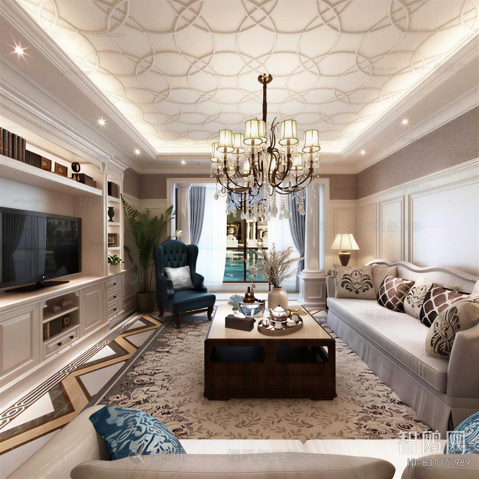 European Style A Living Room