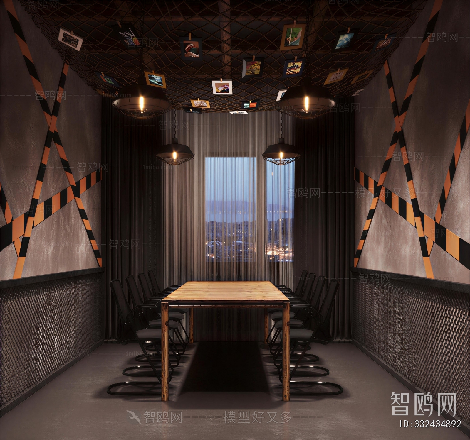 Industrial Style Meeting Room