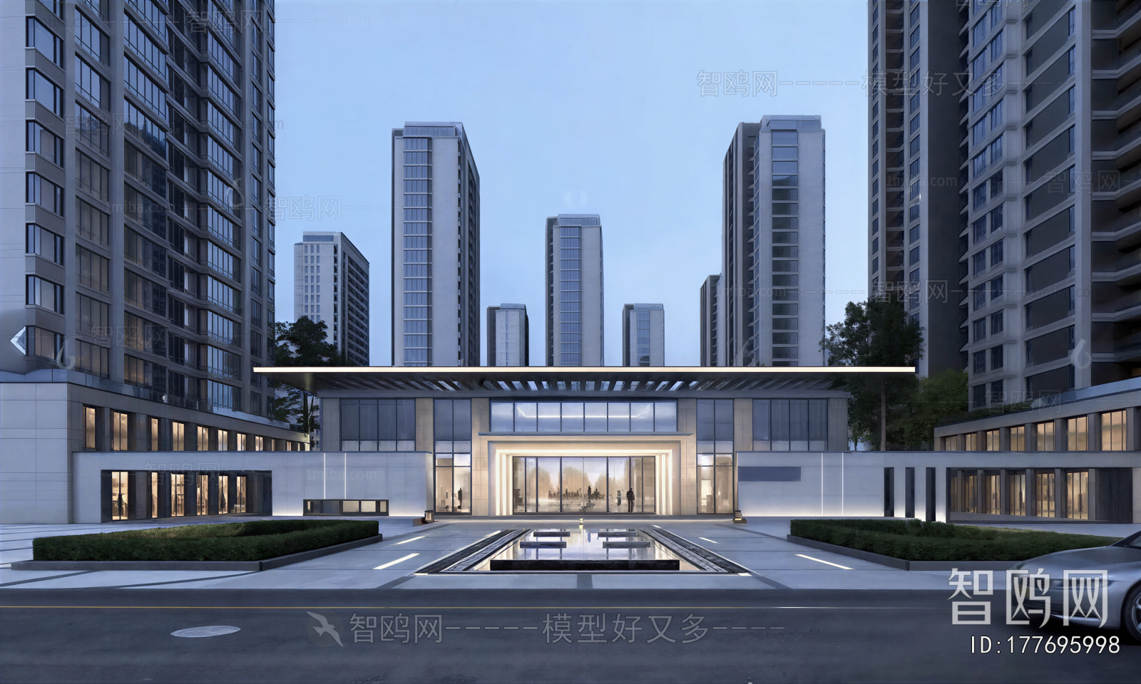 Modern Appearance Of Commercial Building