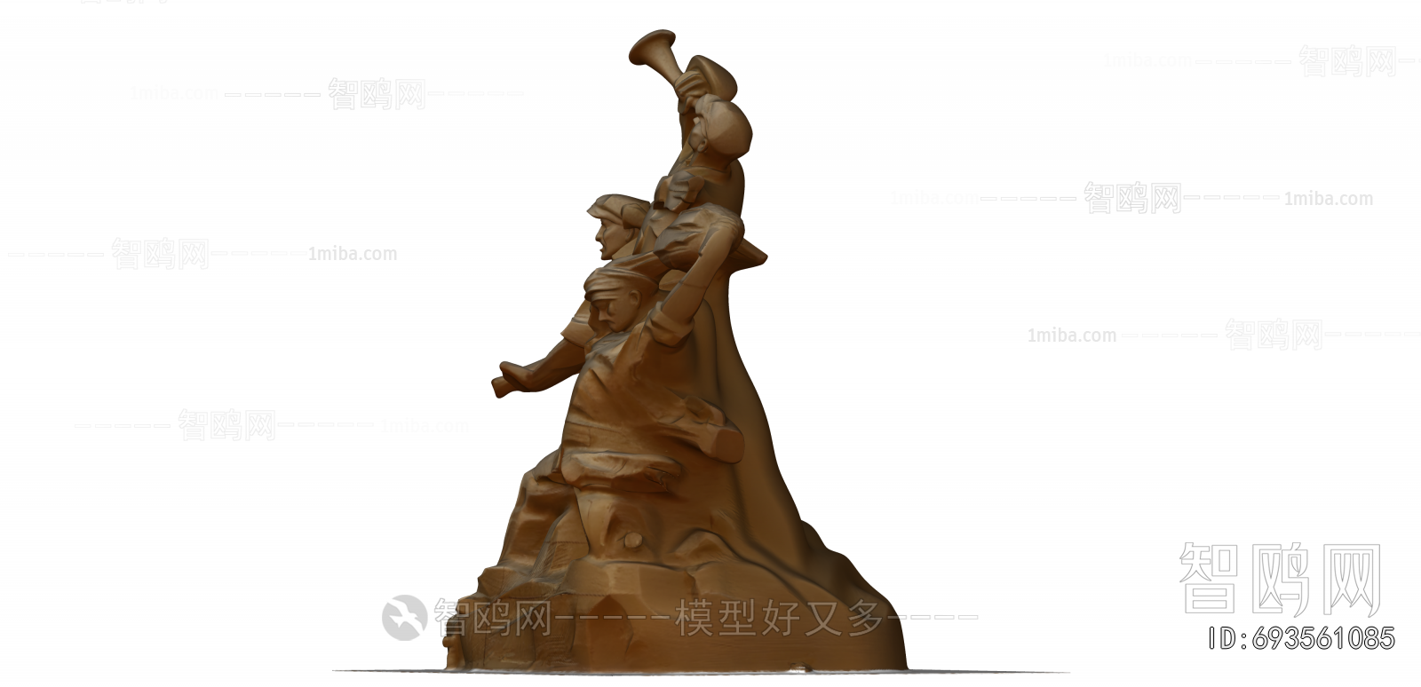 Chinese Style Sculpture Sketch