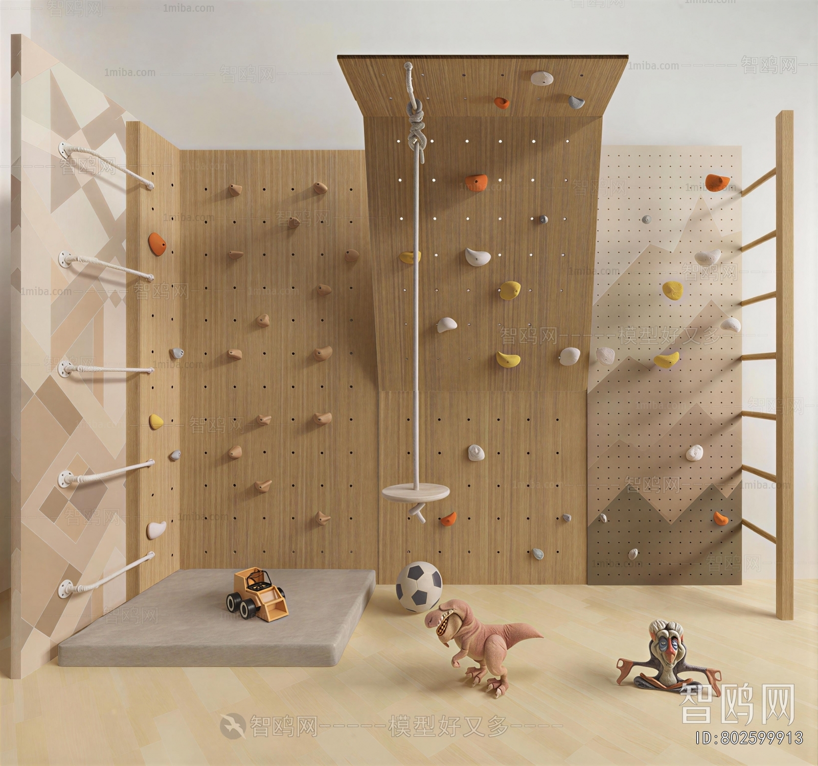 Modern Children's Room Activity Room