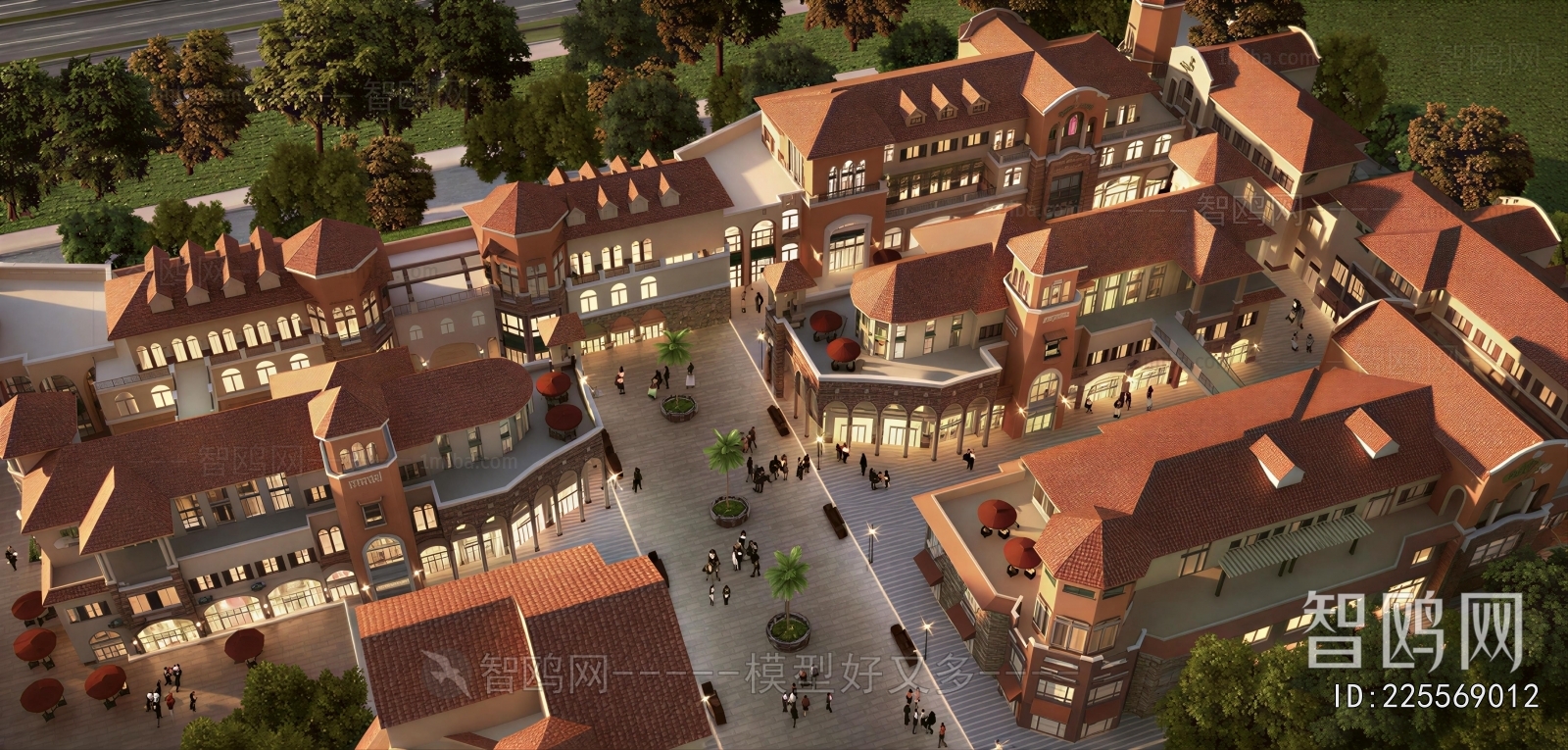 European Style Commercial Street