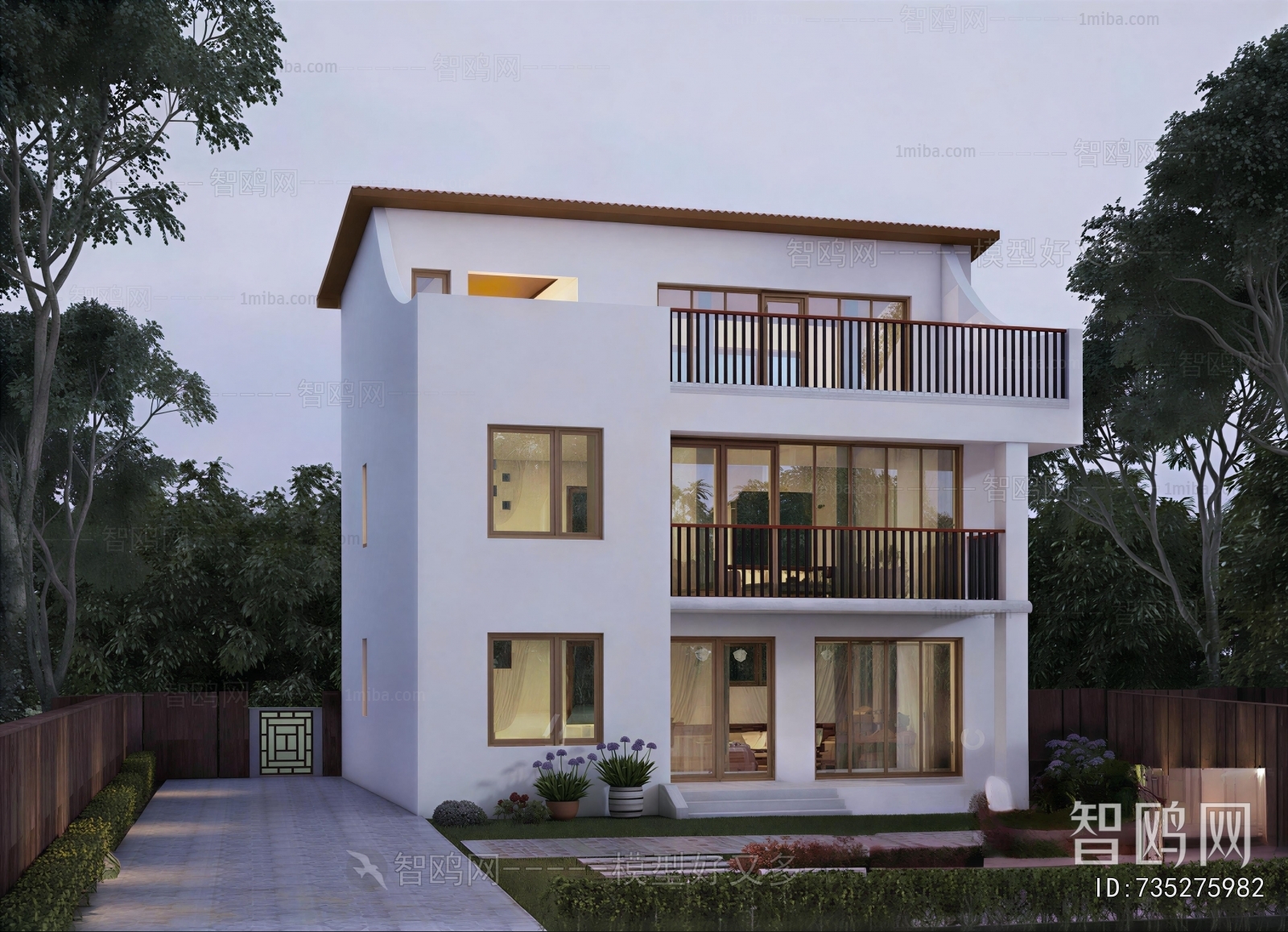 New Chinese Style Detached Villa