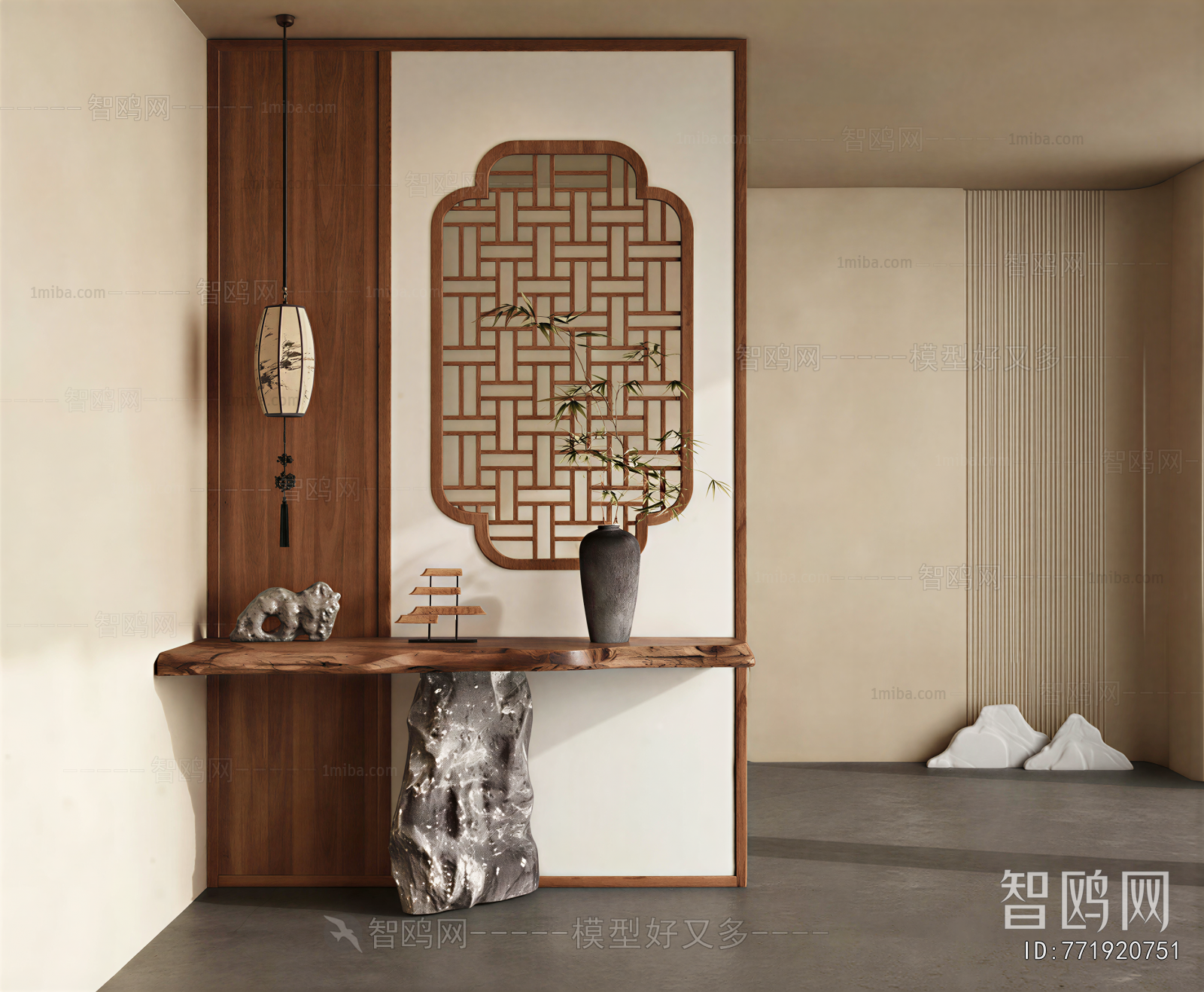 New Chinese Style Hallway
