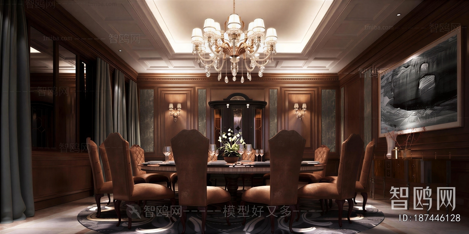 New Classical Style Dining Room
