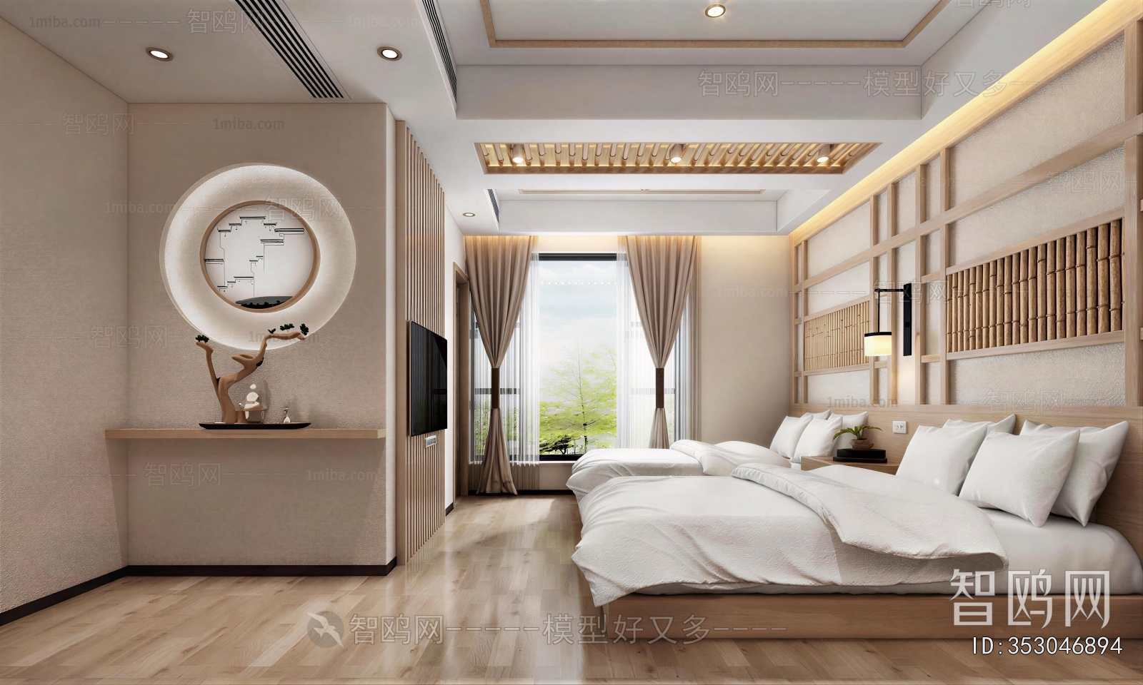 New Chinese Style Guest Room