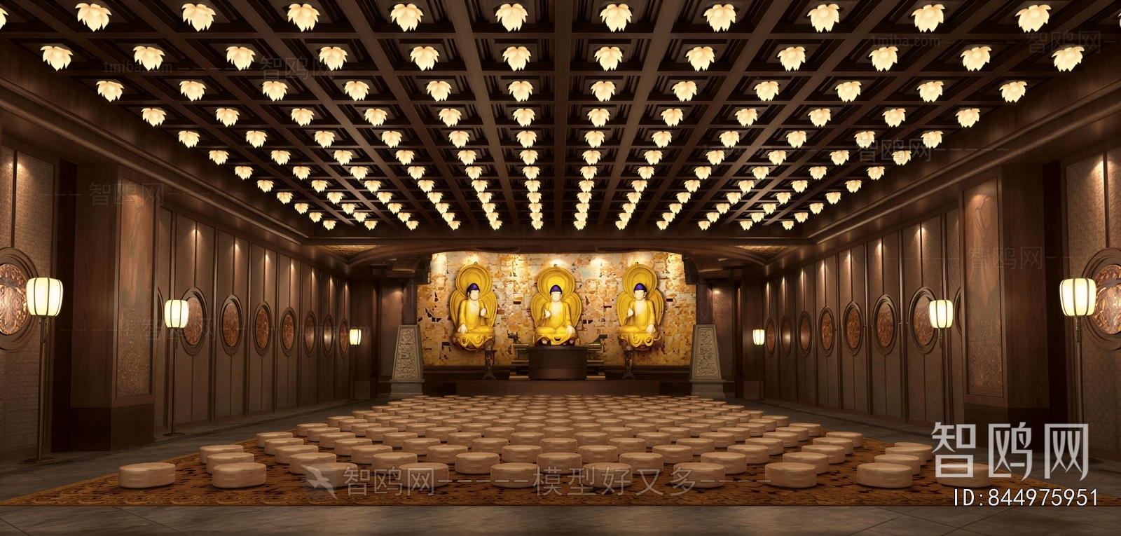 New Chinese Style Buddhist Temples