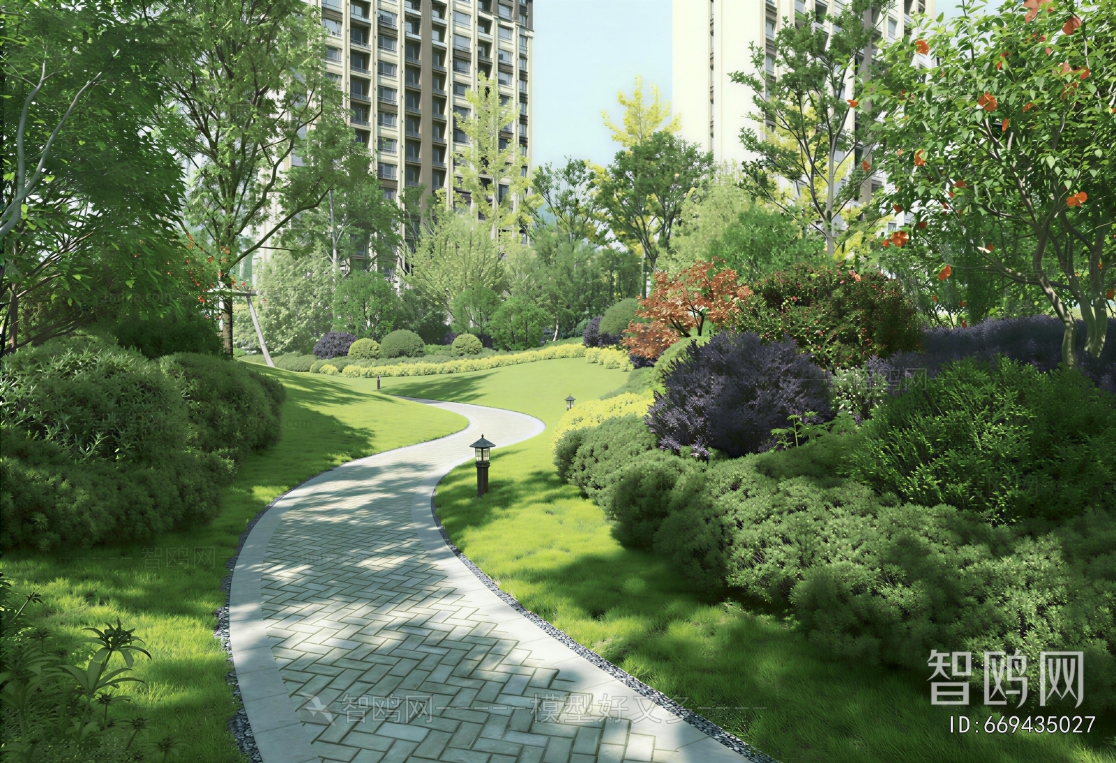 Modern Courtyard/landscape