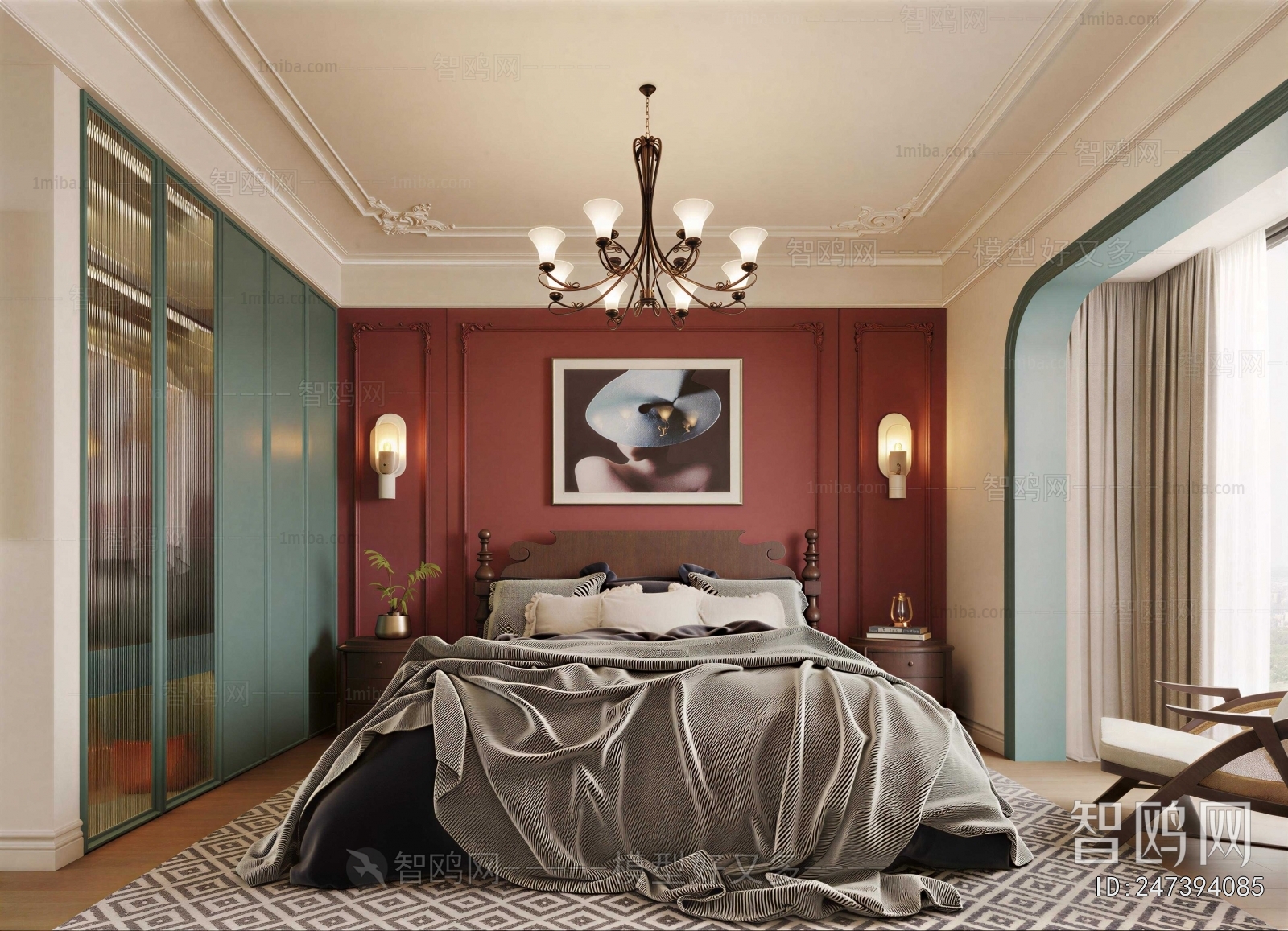 American Style Bedroom