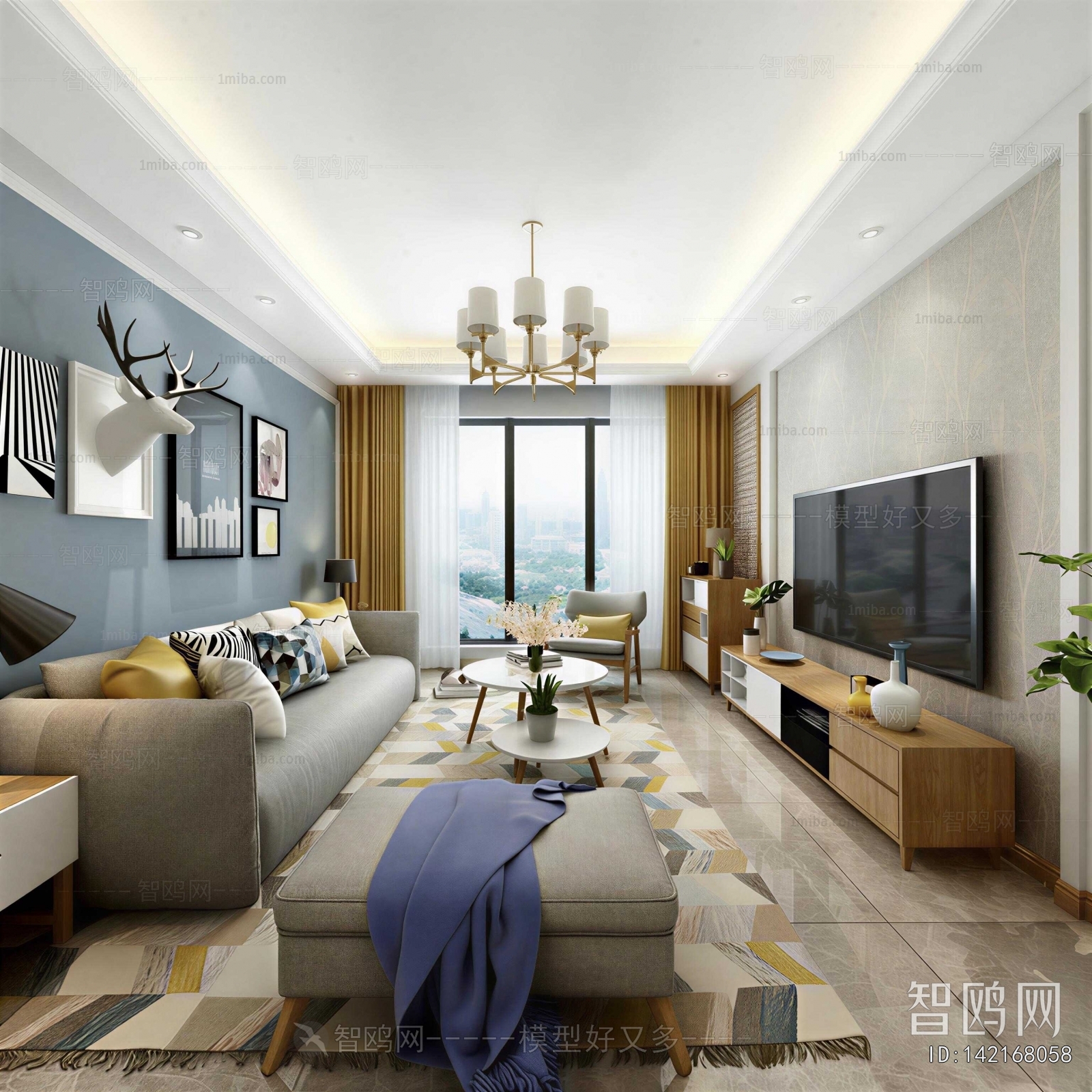 Nordic Style A Living Room