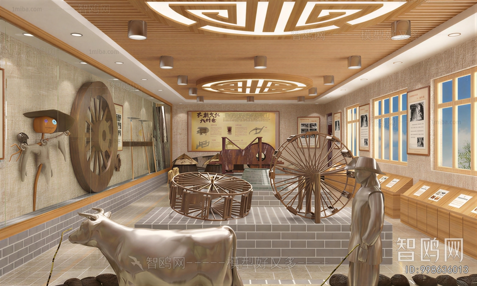 New Chinese Style Exhibition Hall