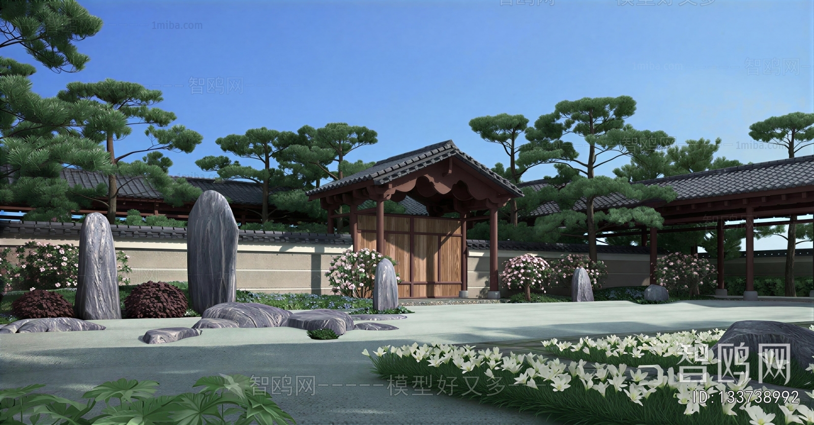 Japanese Style Courtyard/landscape