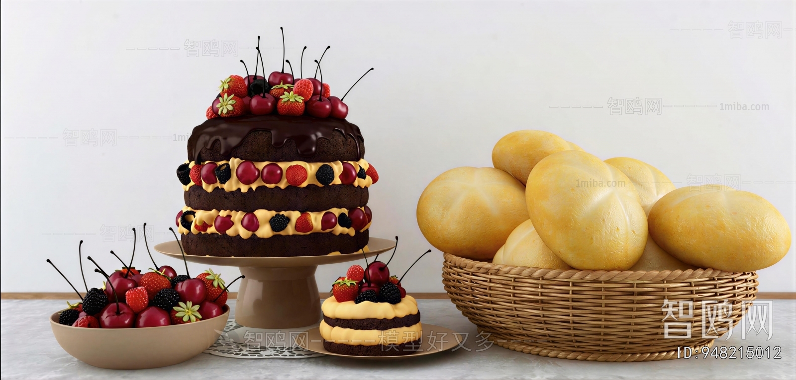 Modern Bread Cake