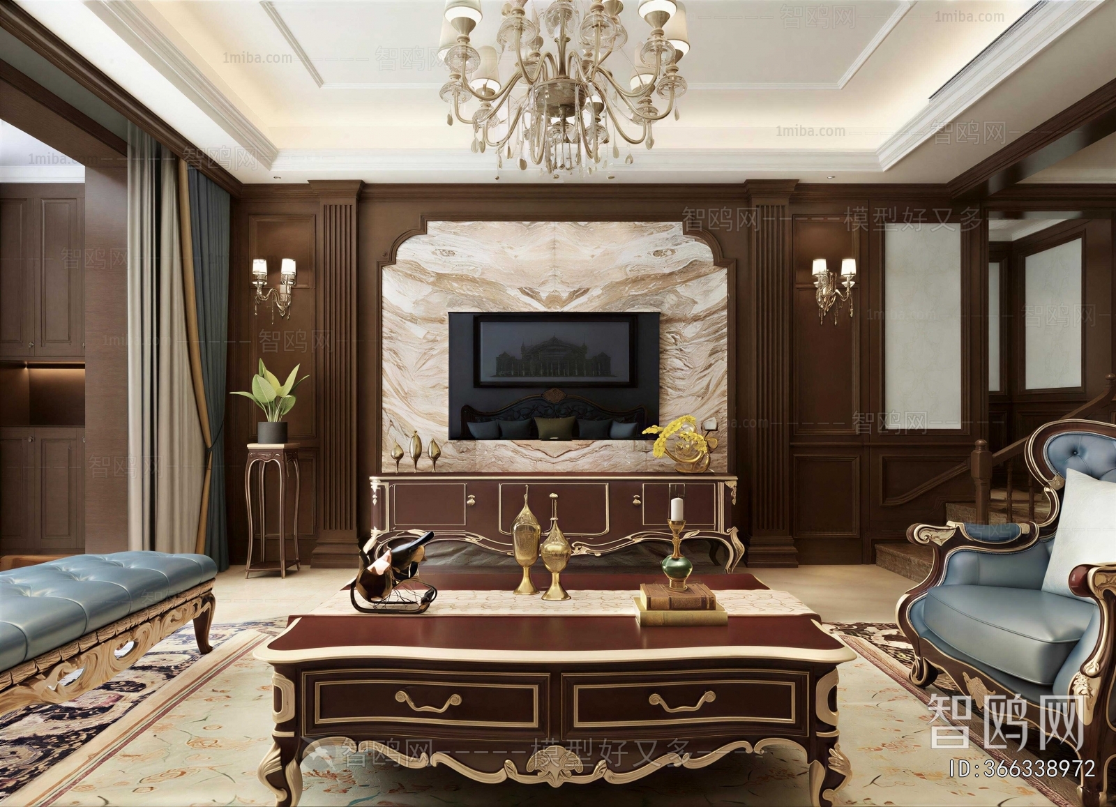 American Style A Living Room