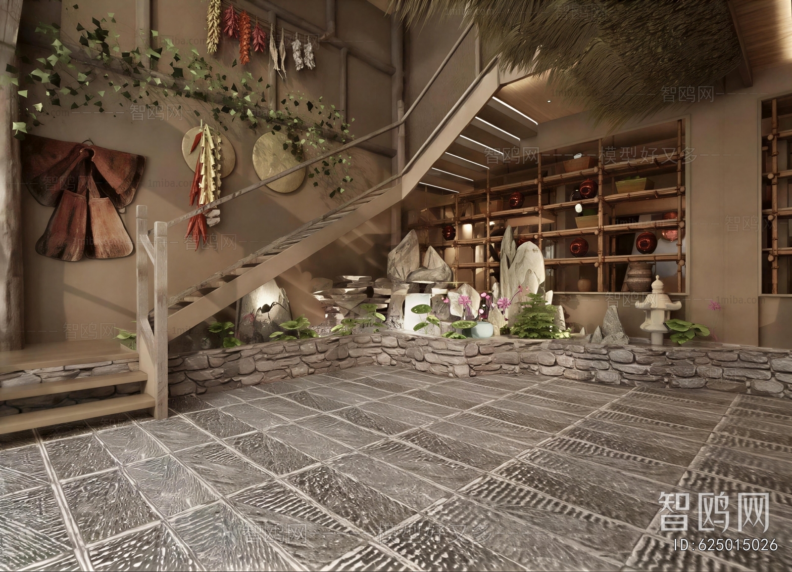 Wabi-sabi Style Restaurant