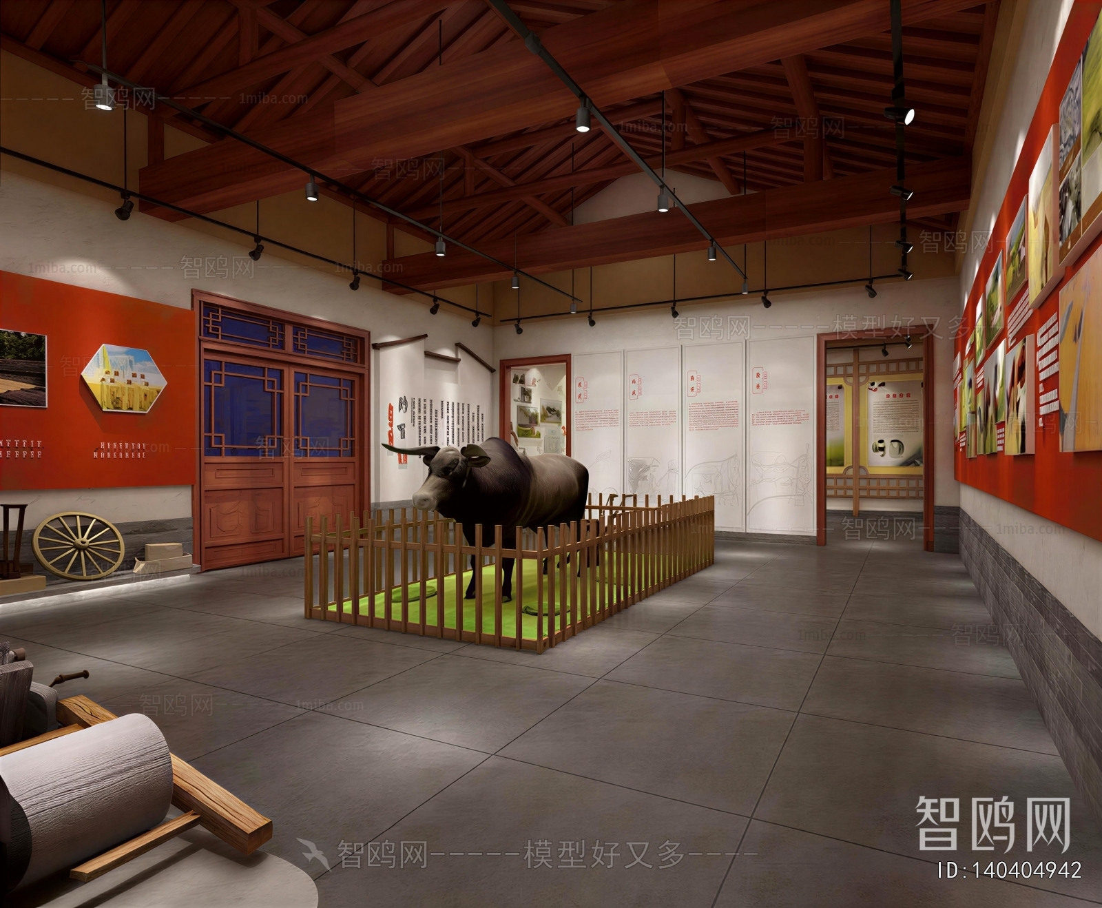 New Chinese Style Exhibition Hall