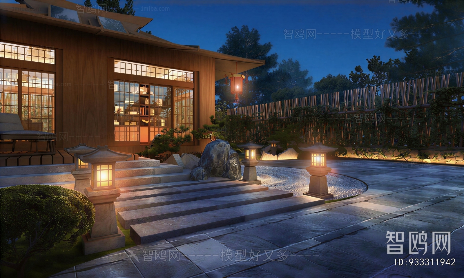 Japanese Style Courtyard/landscape
