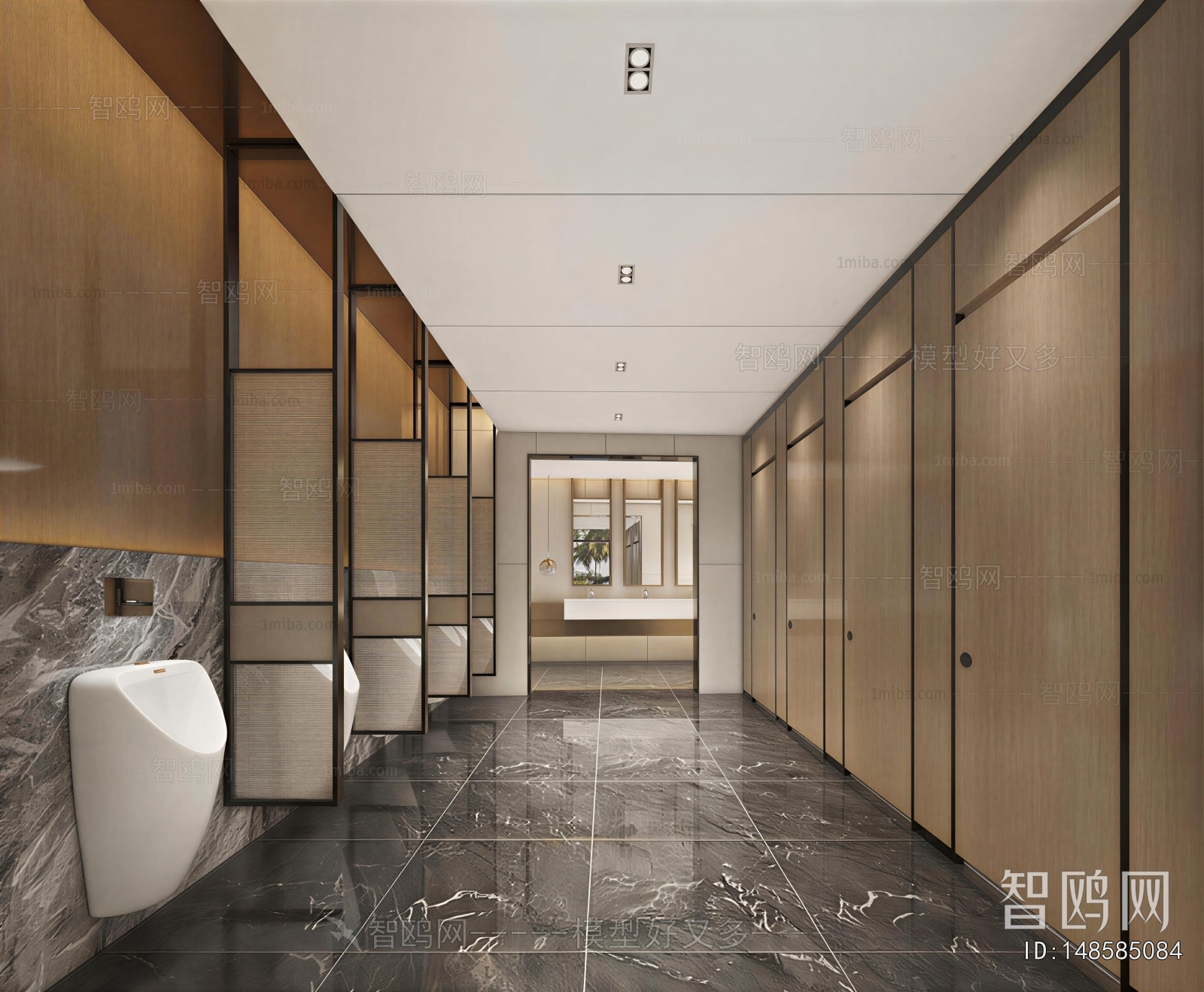 Modern Public Toilet