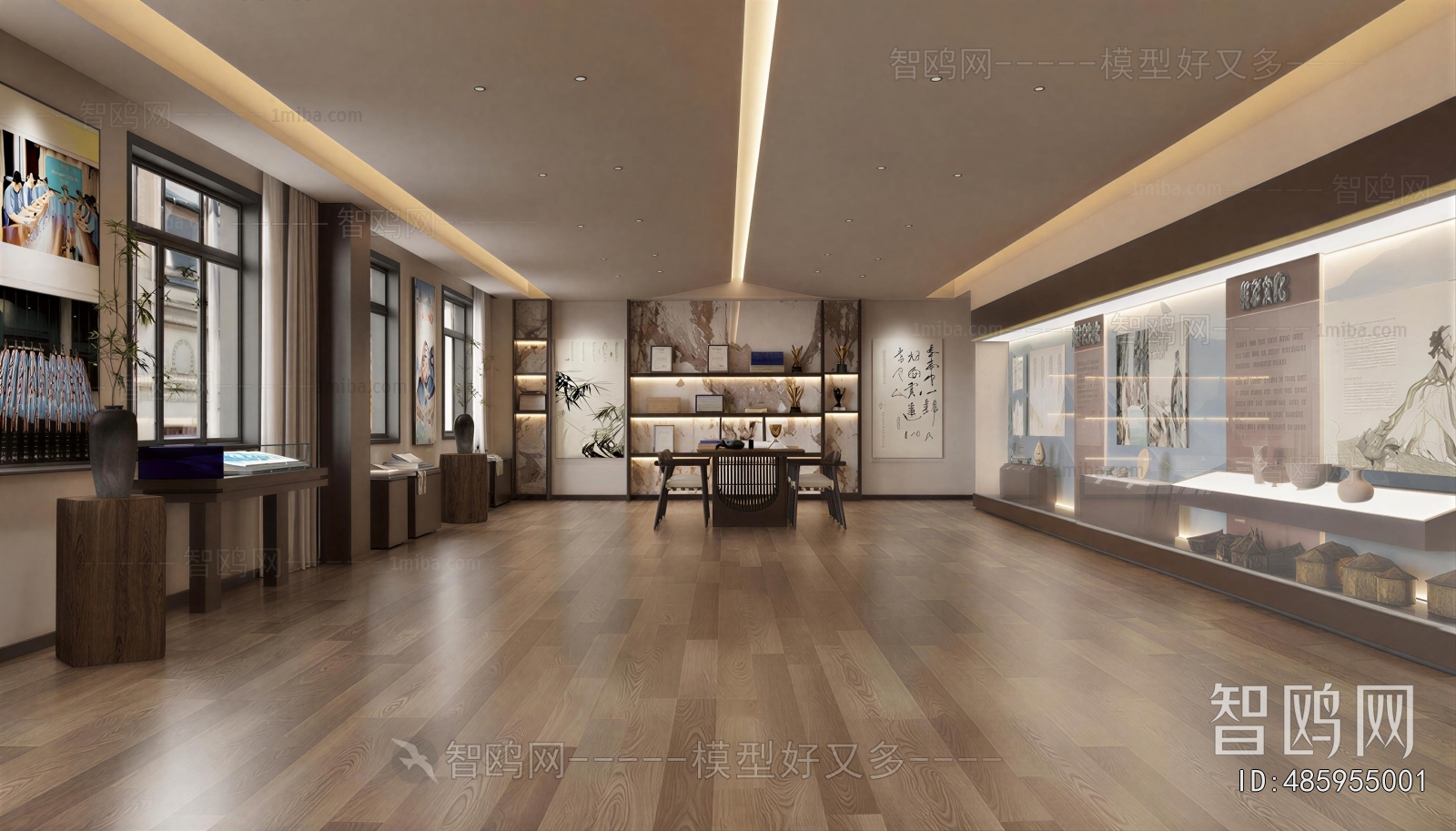 New Chinese Style Exhibition Hall