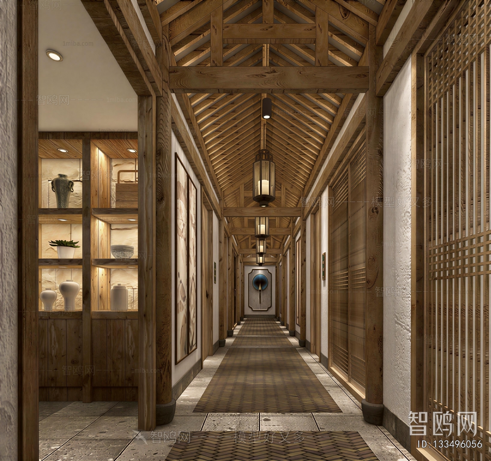 New Chinese Style Corridor