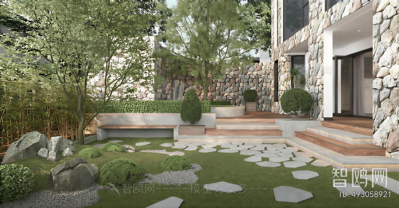Modern Courtyard/landscape