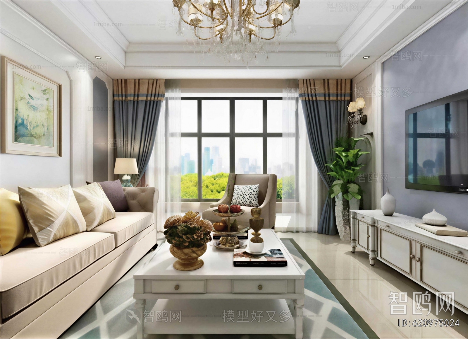 American Style A Living Room