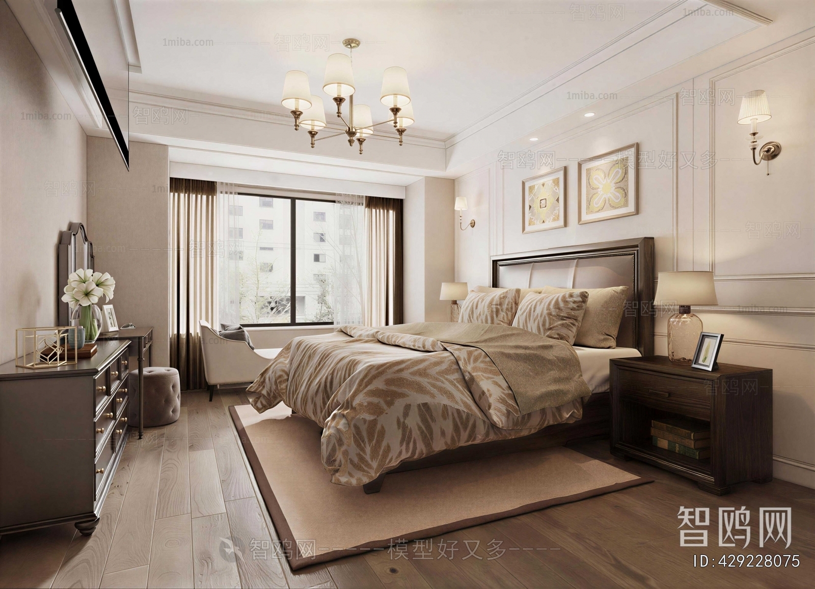 American Style Bedroom