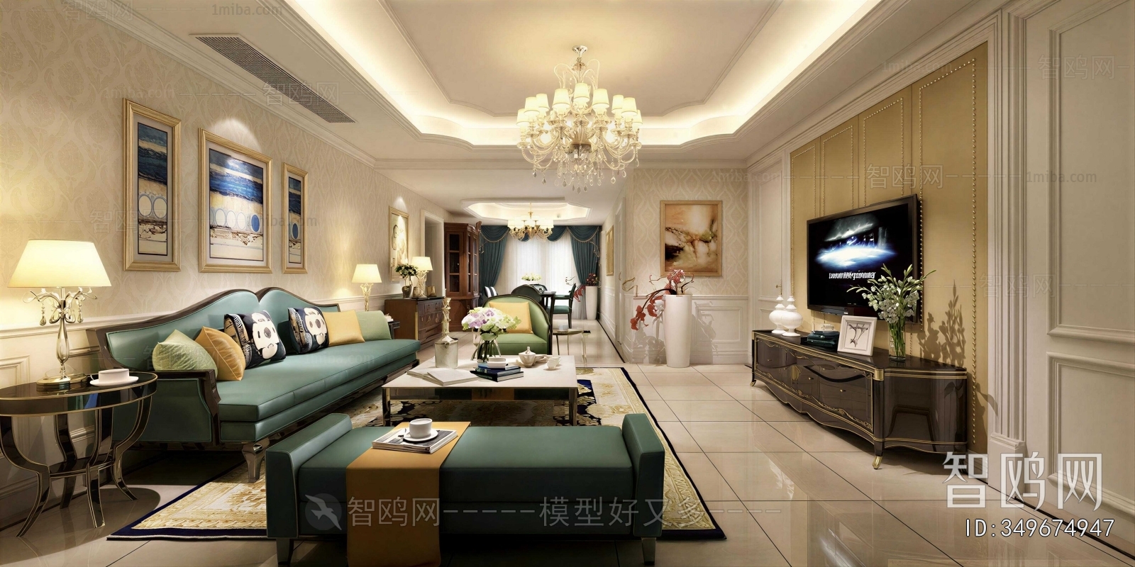 New Classical Style A Living Room