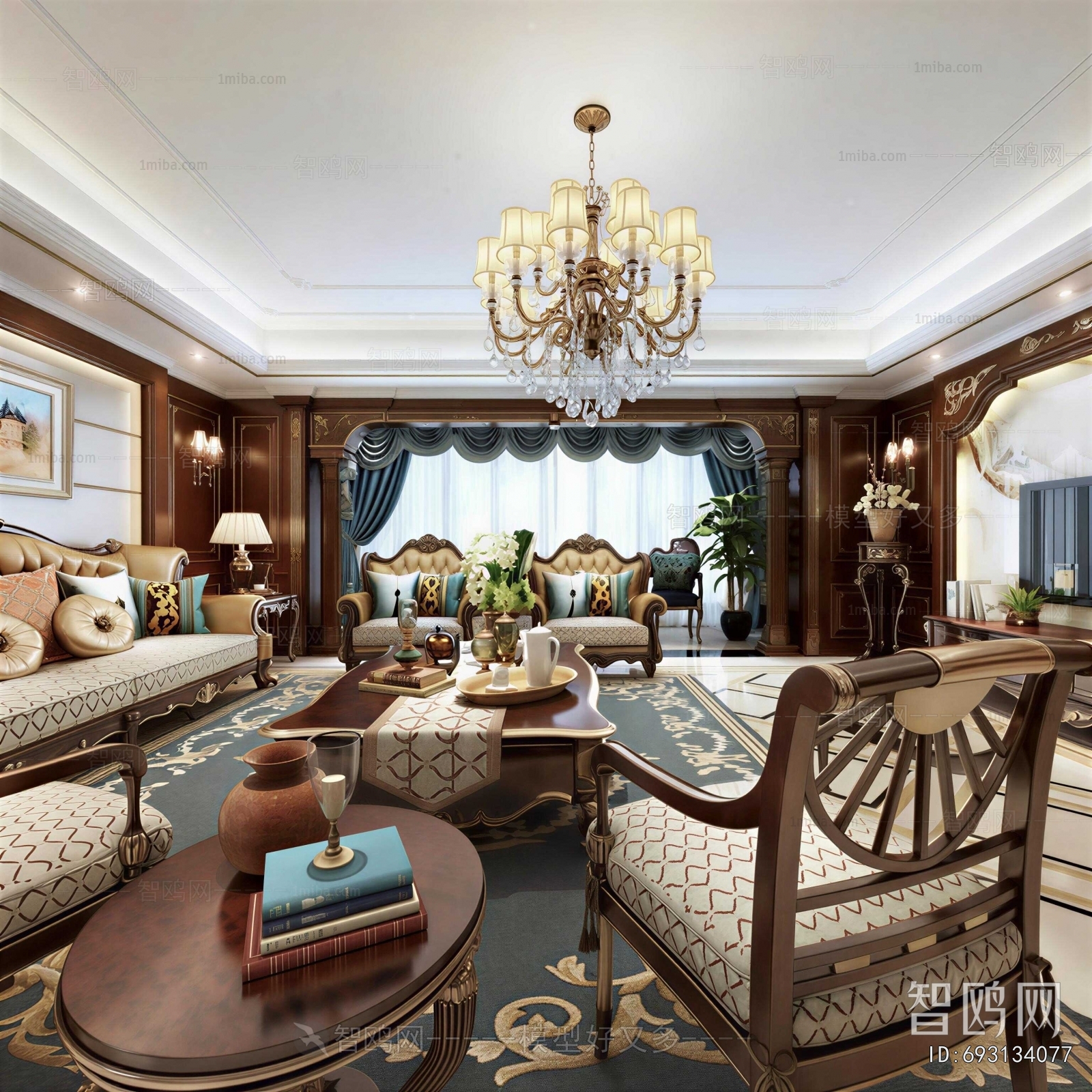 American Style A Living Room