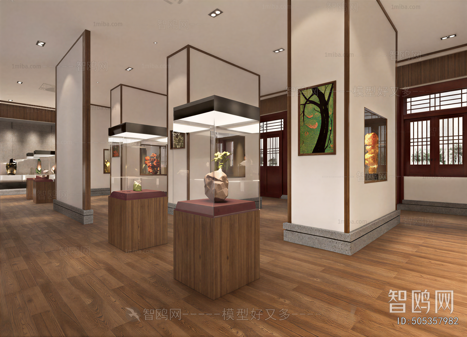 New Chinese Style Exhibition Hall