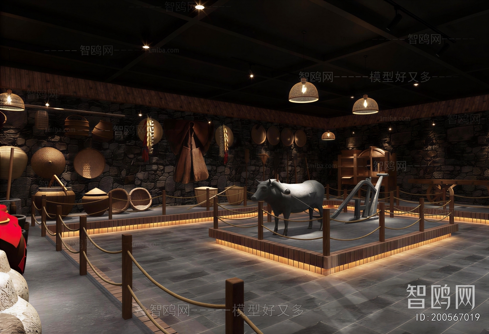 New Chinese Style Exhibition Hall